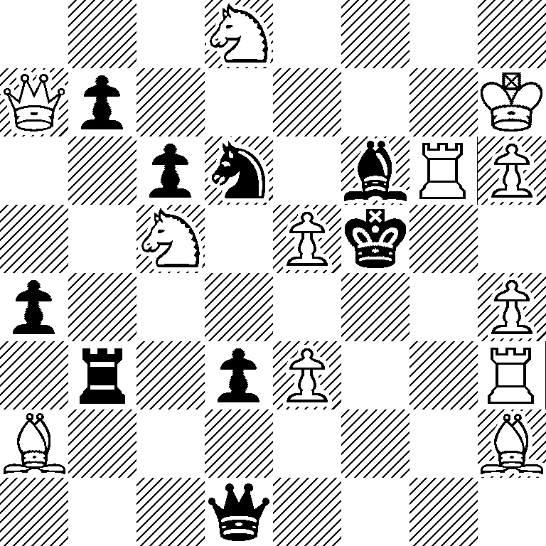 3N4/Qp5K/2pn1bRP/2N1Pk2/p6P/1r1pP2R/B6B/3q4