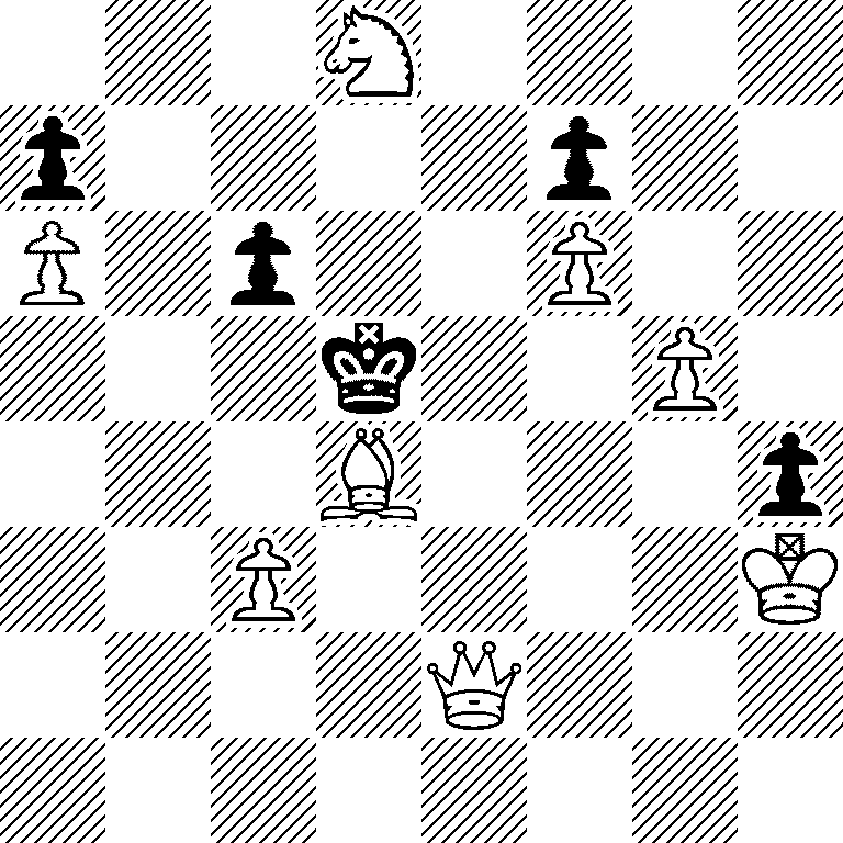 3N4/p4p2/P1p2P2/3k2P1/3B3p/2P4K/4Q3/8