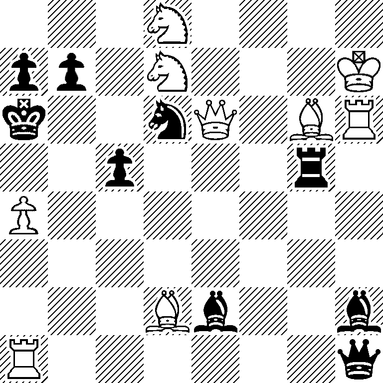 3N4/pp1N3K/k2nQ1BR/2p3r1/P7/8/3Bb2b/R6q