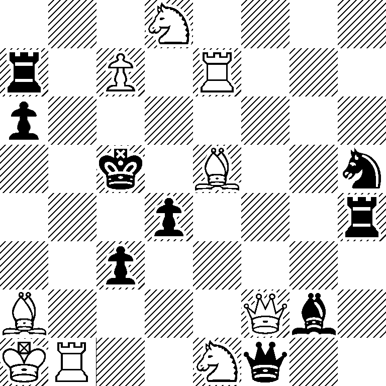 3N4/r1P1R3/p7/2k1B2n/3p3r/2p5/B4Qb1/KR2Nq2