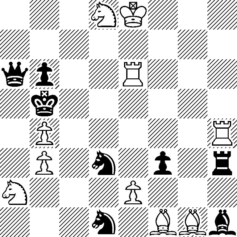 3NK3/8/qp2R3/1k6/1P5R/1P1n1p1r/N3P3/3n1BBb