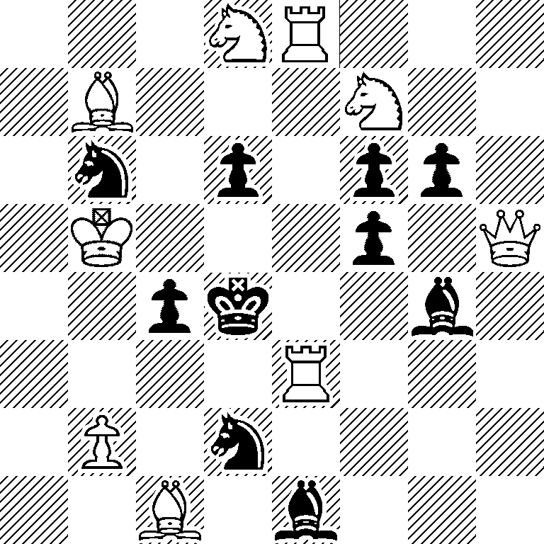 3NR3/1B3N2/1n1p1pp1/1K3p1Q/2pk2b1/4R3/1P1n4/2B1b3