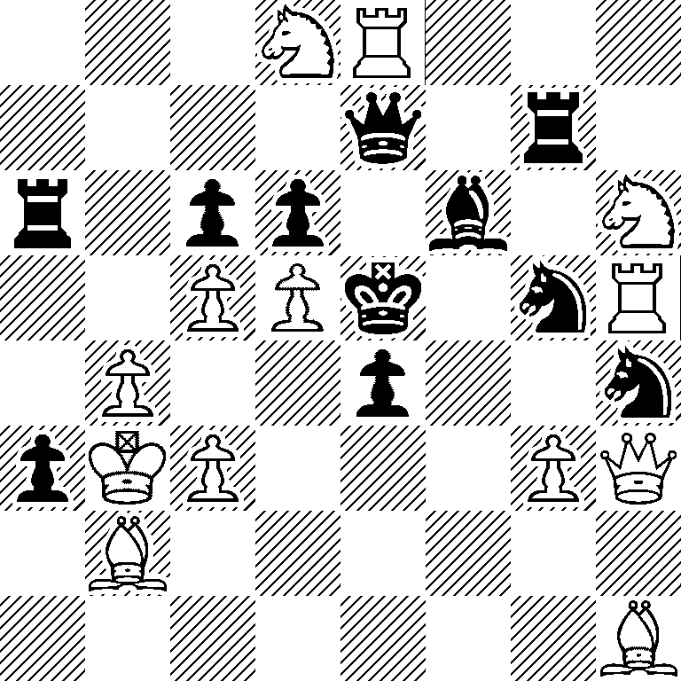 3NR3/4q1r1/r1pp1b1N/2PPk1nR/1P2p2n/pKP3PQ/1B6/7B