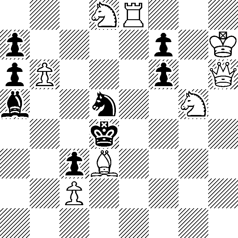3NR3/p4p1K/pP3p1Q/b2n2N1/3k4/2pB4/2P5/8