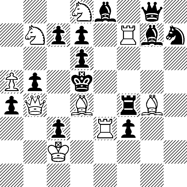 3Nb1q1/1Npp1Rbn/3p4/Pp1k4/pQ1B1rB1/2p1Rp2/2K5/8