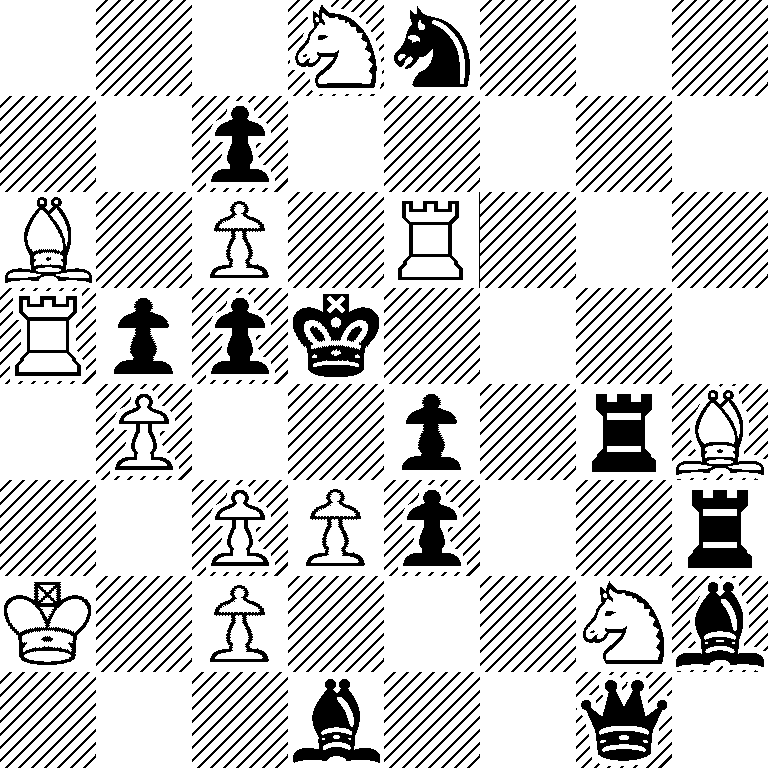 3Nn3/2p5/B1P1R3/Rppk4/1P2p1rB/2PPp2r/K1P3Nb/3b2q1