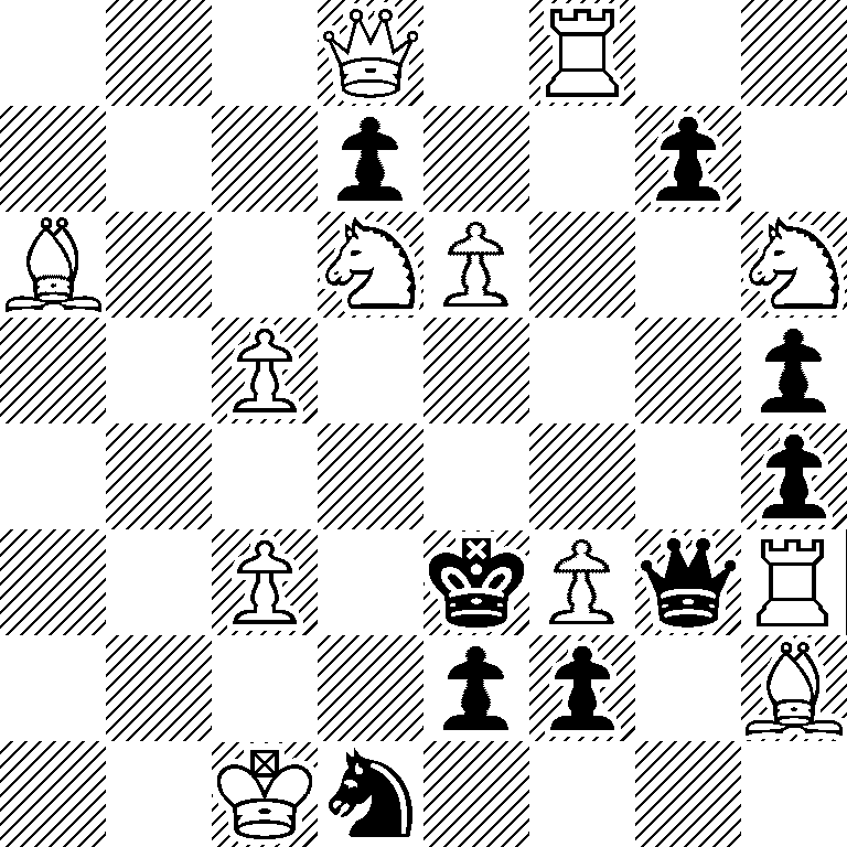 3Q1R2/3p2p1/B2NP2N/2P4p/7p/2P1kPqR/4pp1B/2Kn4
