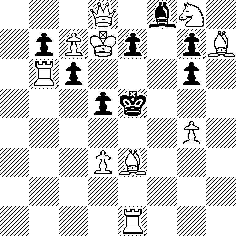 3Q1bN1/1pPKp1pB/1Rp3p1/3pk3/6P1/3PB3/8/4R3