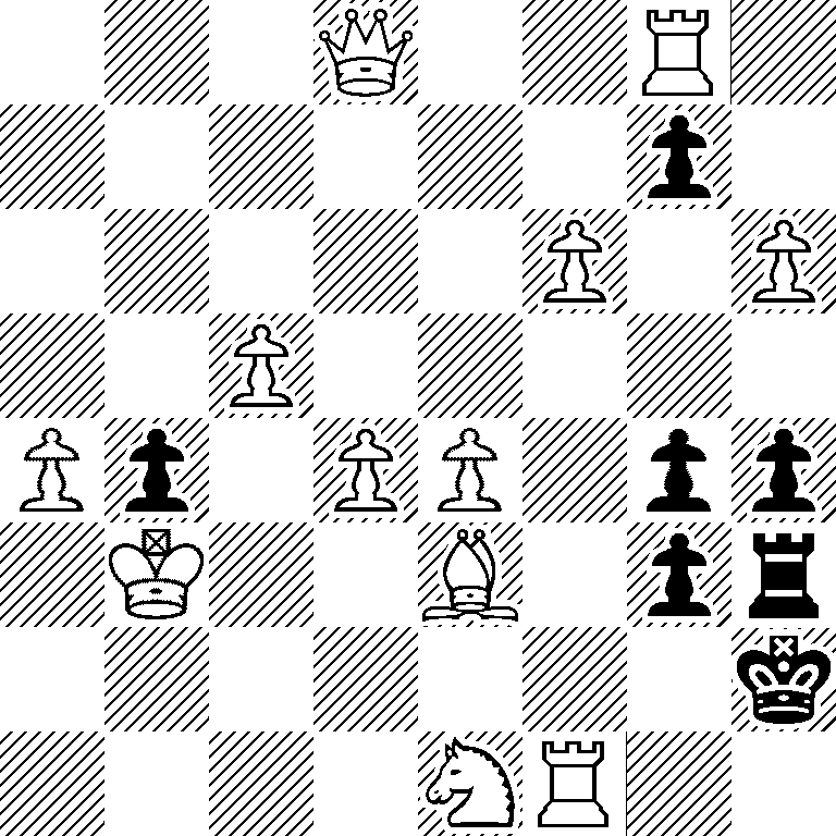 3Q2R1/6p1/5P1P/2P5/Pp1PP1pp/1K2B1pr/7k/4NR2