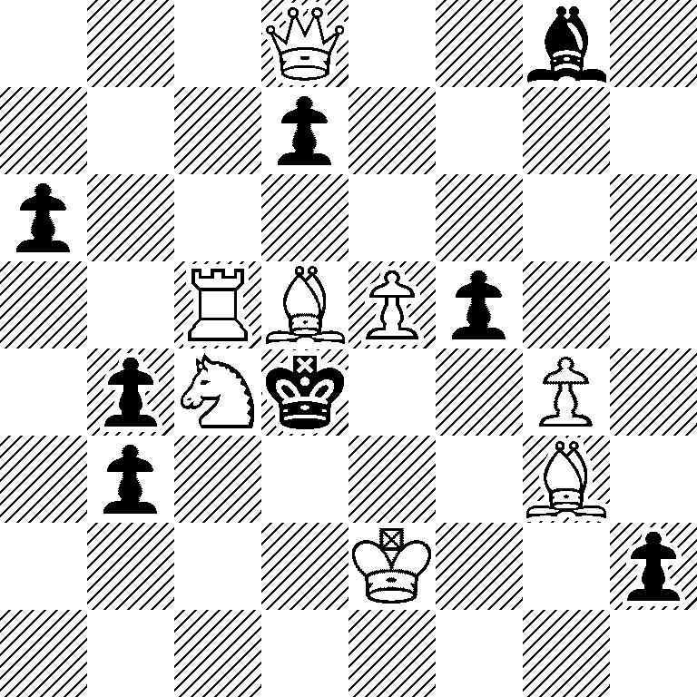 3Q2b1/3p4/p7/2RBPp2/1pNk2P1/1p4B1/4K2p/8