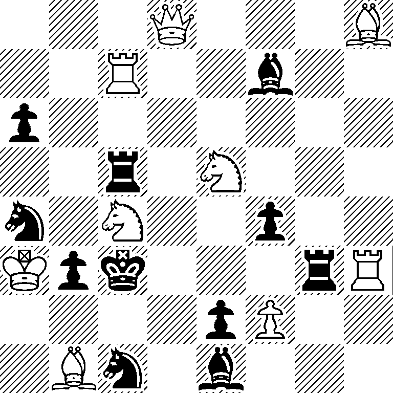 3Q3B/2R2b2/p7/2r1N3/n1N2p2/Kpk3rR/4pP2/1Bn1b3