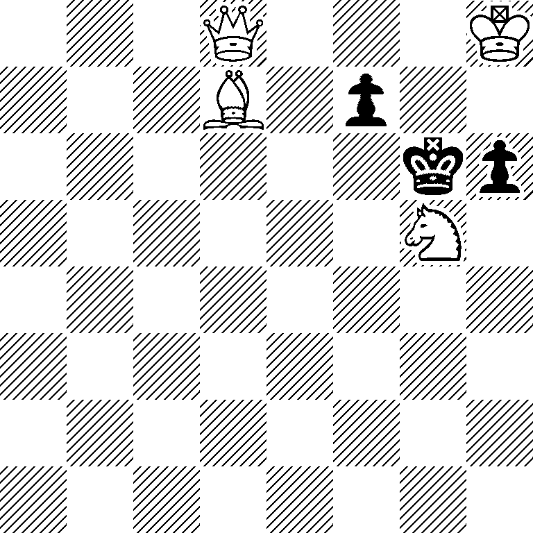 3Q3K/3B1p2/6kp/6N1/8/8/8/8