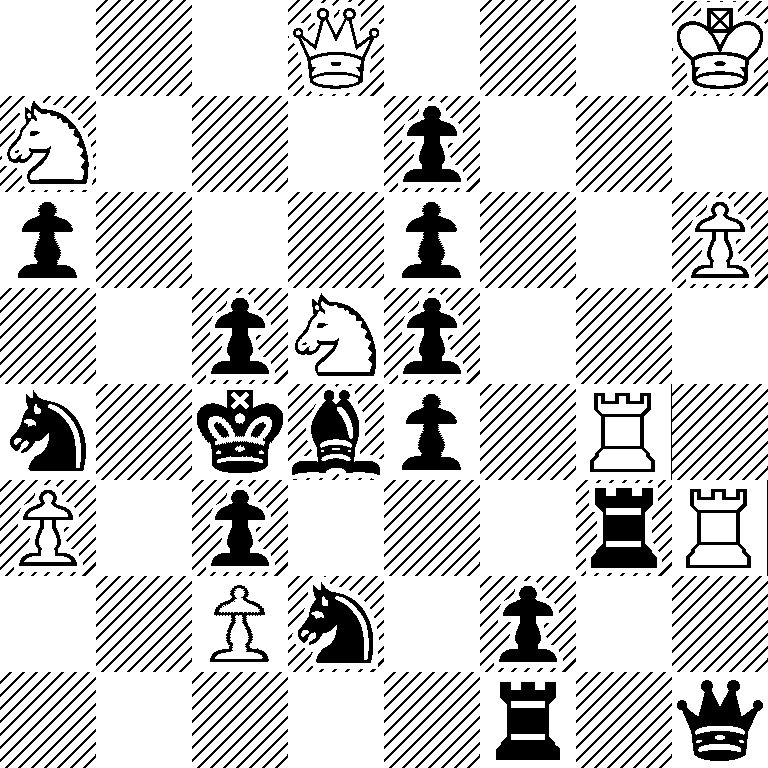 3Q3K/N3p3/p3p2P/2pNp3/n1kbp1R1/P1p3rR/2Pn1p2/5r1q
