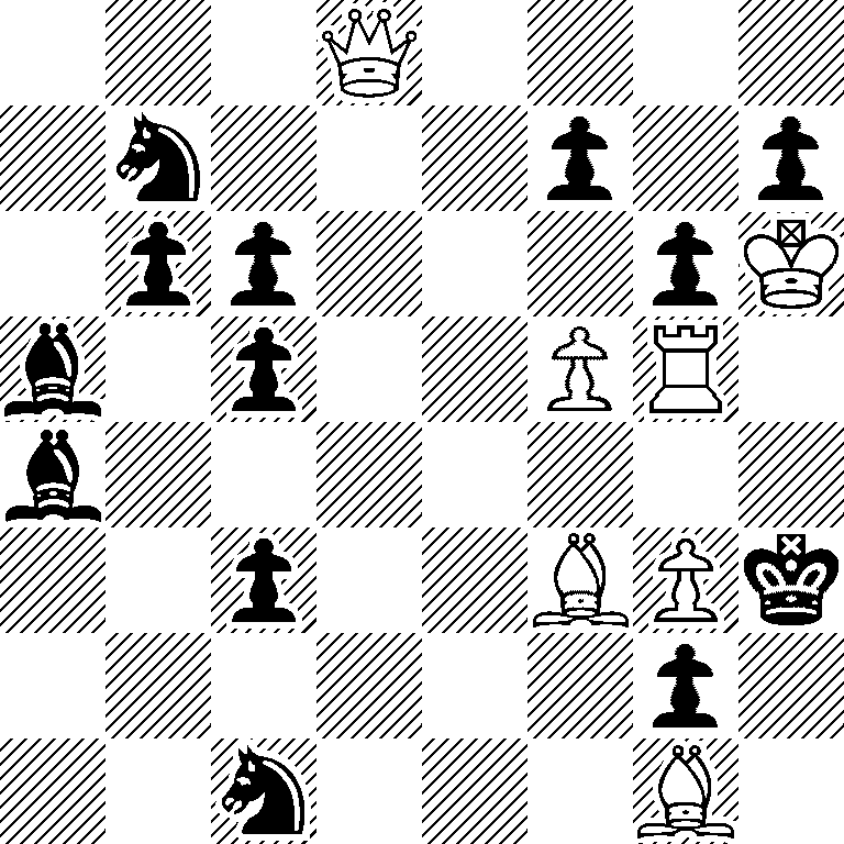 3Q4/1n3p1p/1pp3pK/b1p2PR1/b7/2p2BPk/6p1/2n3B1