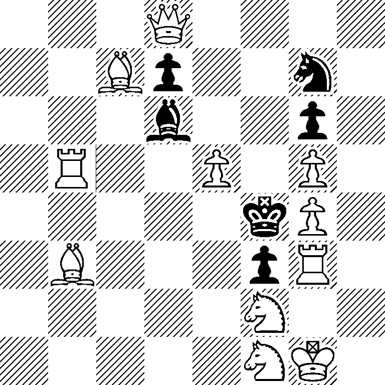 3Q4/2Bp2n1/3b2p1/1R2P1P1/5kP1/1B3pR1/5N2/5NK1