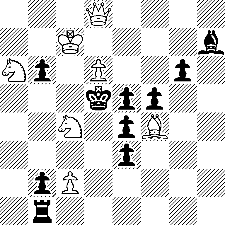3Q4/2K4b/Np1P2p1/3kpp2/2N1pB2/4p3/1pP5/1r6