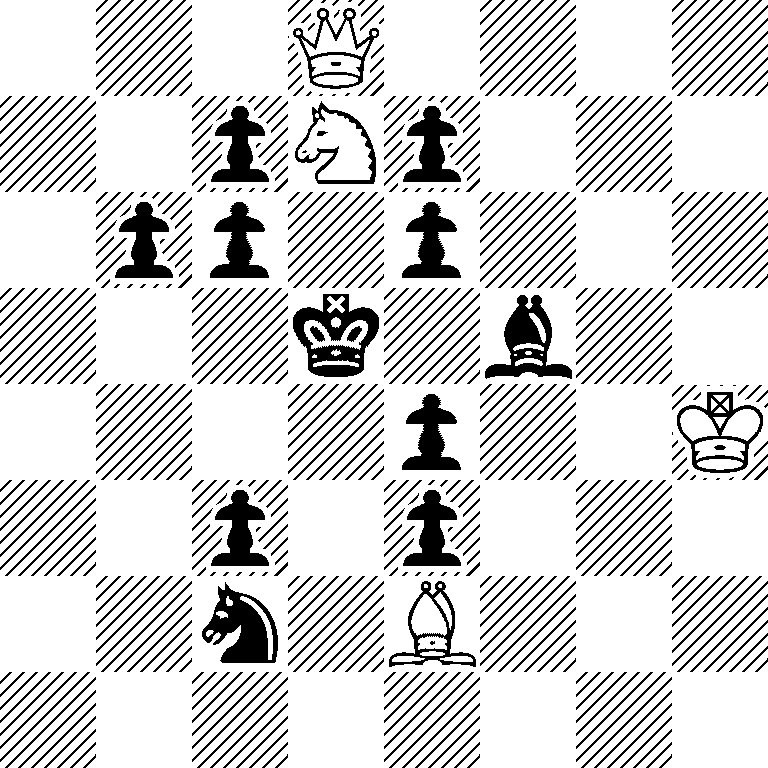 3Q4/2pNp3/1pp1p3/3k1b2/4p2K/2p1p3/2n1B3/8