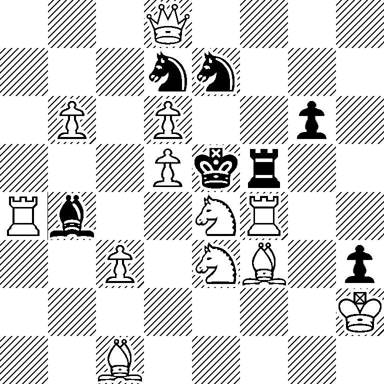 3Q4/3nn3/1P1P2p1/3Pkr2/Rb2NR2/2P1NB1p/7K/2B5