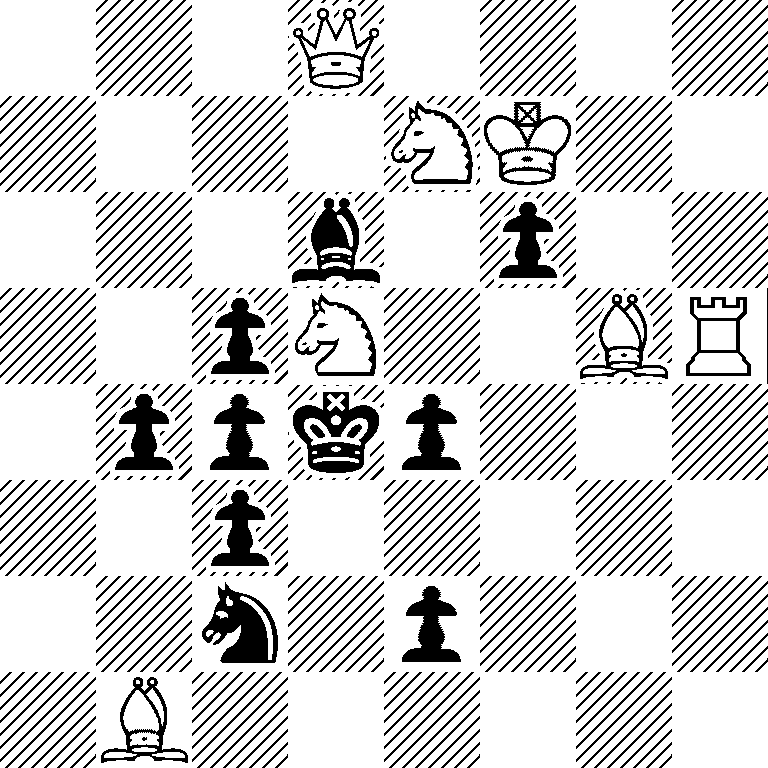 3Q4/4NK2/3b1p2/2pN2BR/1ppkp3/2p5/2n1p3/1B6