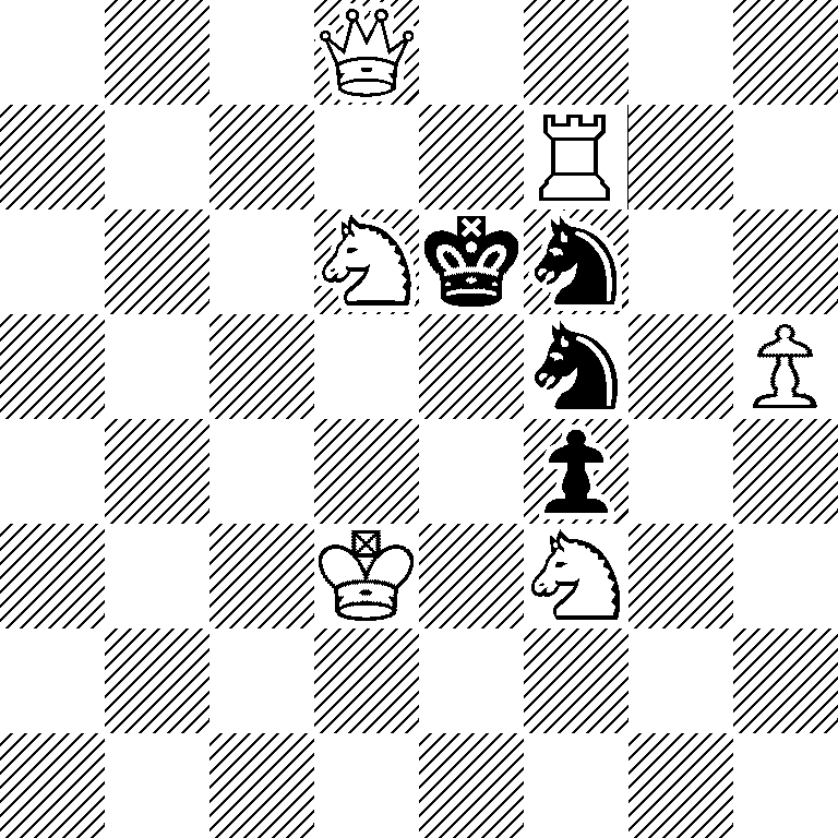 3Q4/5R2/3Nkn2/5n1P/5p2/3K1N2/8/8