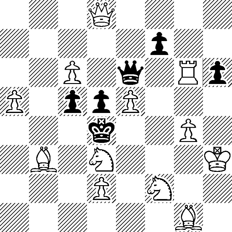 3Q4/5p2/2P1q1Rp/P1ppP3/3k2P1/1B1N3K/3P1N2/6B1