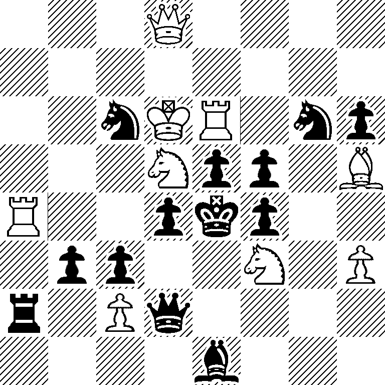 3Q4/8/2nKR1np/3Npp1B/R2pkp2/1pp2N1P/r1Pq4/4b3