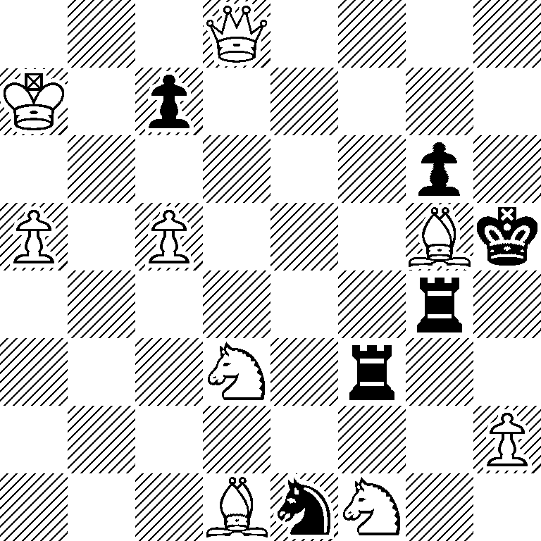 3Q4/K1p5/6p1/P1P3Bk/6r1/3N1r2/7P/3BnN2