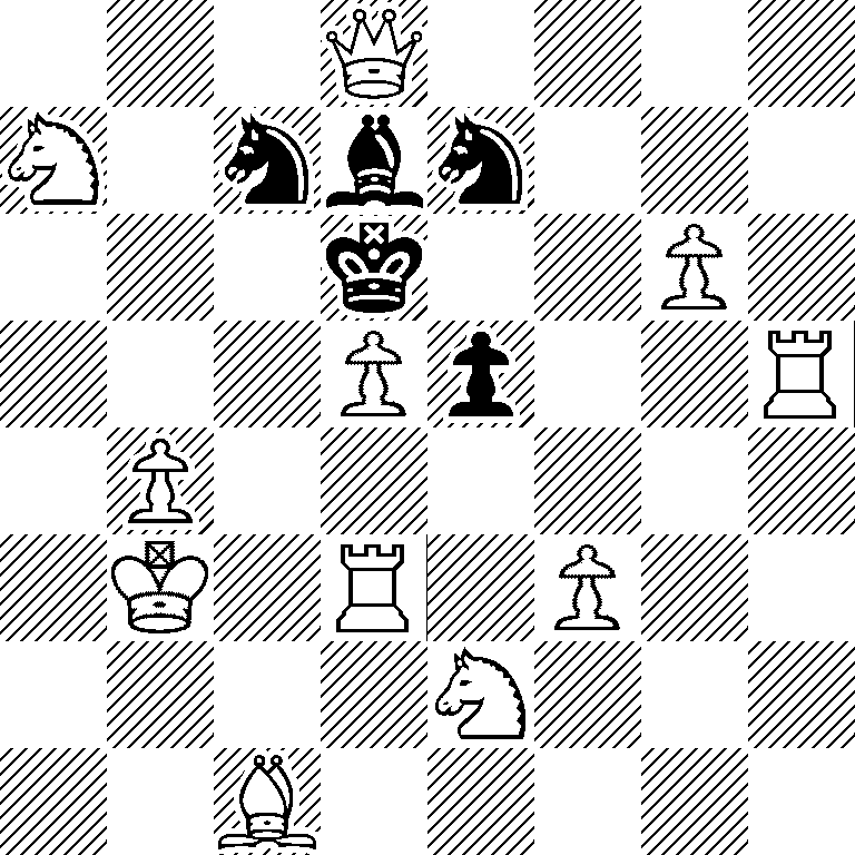 3Q4/N1nbn3/3k2P1/3Pp2R/1P6/1K1R1P2/4N3/2B5