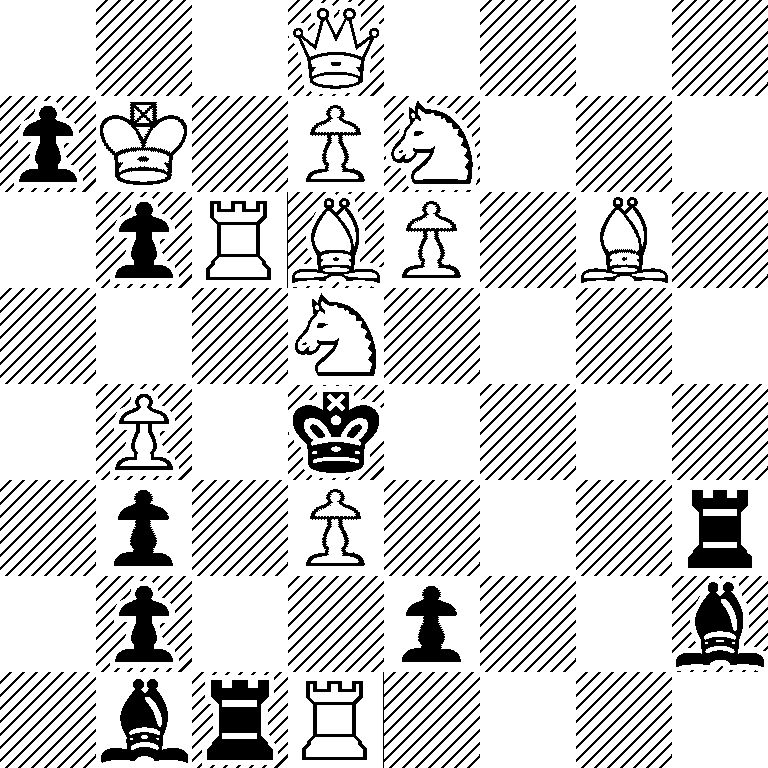 3Q4/pK1PN3/1pRBP1B1/3N4/1P1k4/1p1P3r/1p2p2b/1brR4