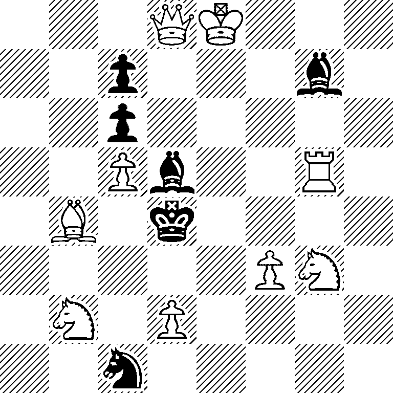 3QK3/2p3b1/2p5/2Pb2R1/1B1k4/5PN1/1N1P4/2n5