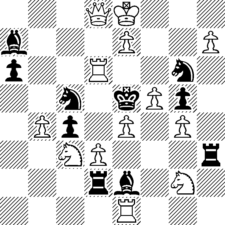 3QK3/b3P2P/p2R2n1/2n1kPp1/1Pp1P1P1/2NP3r/3rb1N1/4R3