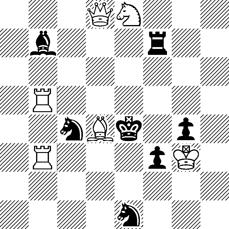 3QN3/1b3r2/8/1R6/2nBk1p1/1R3pK1/8/4n3