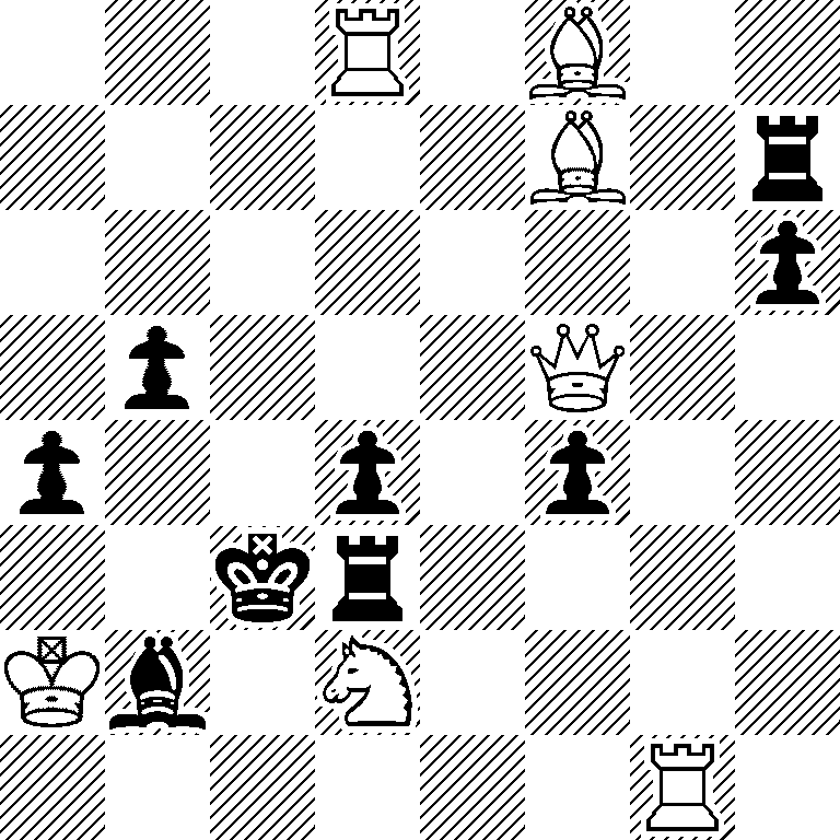 3R1B2/5B1r/7p/1p3Q2/p2p1p2/2kr4/Kb1N4/6R1