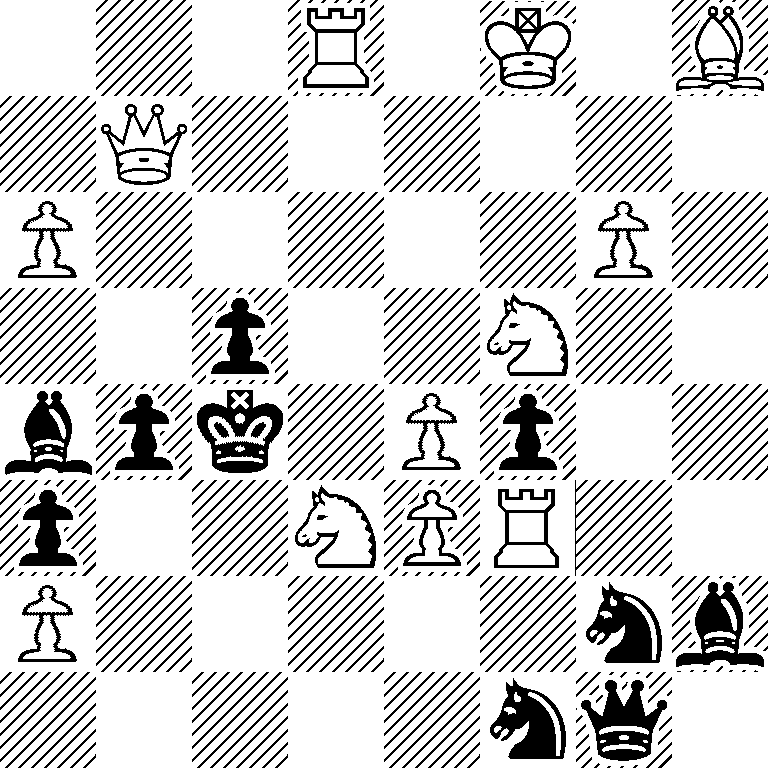 3R1K1B/1Q6/P5P1/2p2N2/bpk1Pp2/p2NPR2/P5nb/5nq1