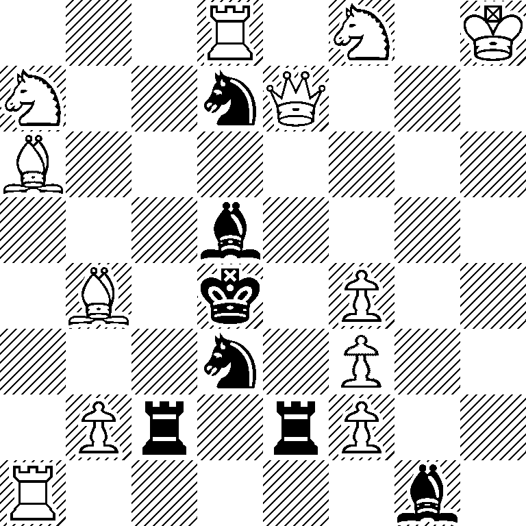 3R1N1K/N2nQ3/B7/3b4/1B1k1P2/3n1P2/1Pr1rP2/R5b1