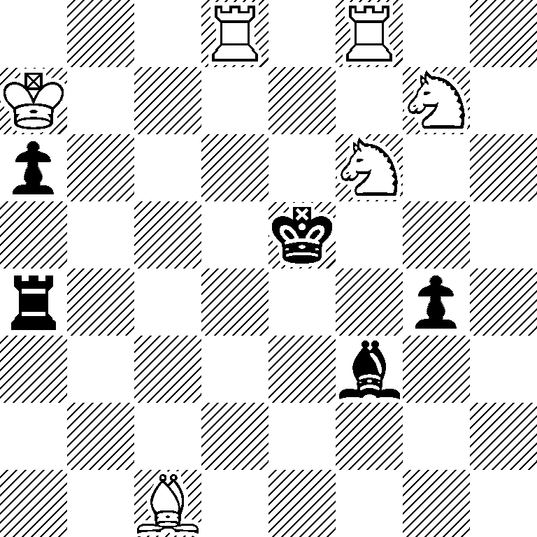 3R1R2/K5N1/p4N2/4k3/r5p1/5b2/8/2B5