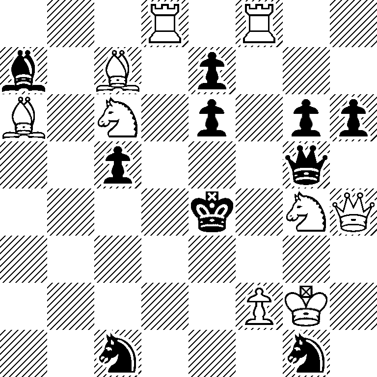 3R1R2/b1B1p3/B1N1p1pp/2p3q1/4k1NQ/8/5PK1/2n3n1
