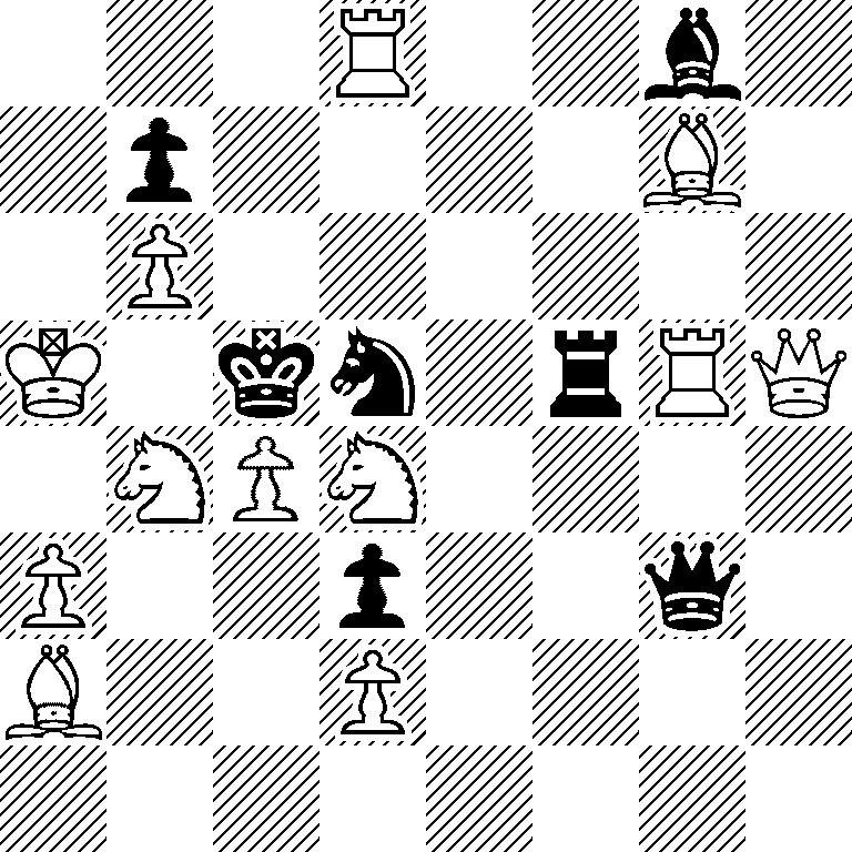 3R2b1/1p4B1/1P6/K1kn1rRQ/1NPN4/P2p2q1/B2P4/8