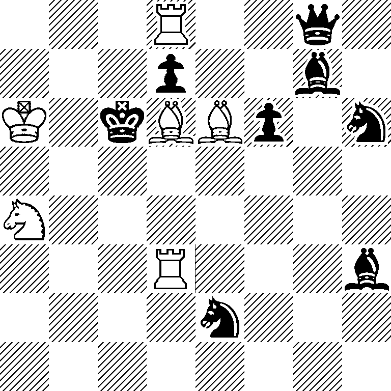 3R2q1/3p2b1/K1kBBp1n/8/N7/3R3b/4n3/8