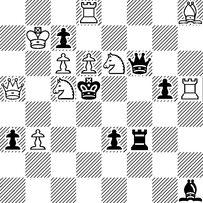 3R3B/1Kp5/2PPNq2/Q1Nk2pR/8/pP2pr2/8/7b
