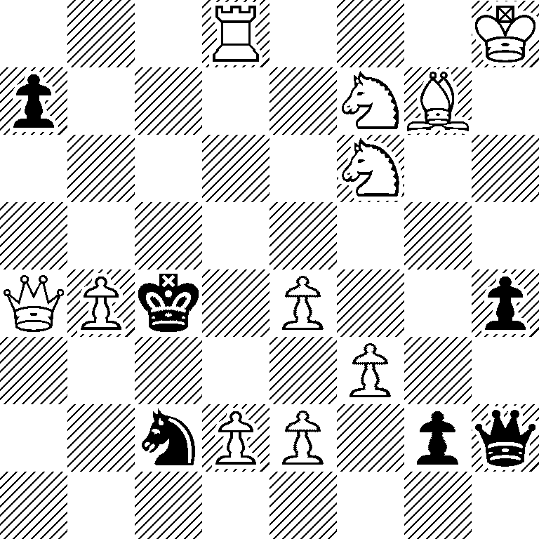 3R3K/p4NB1/5N2/8/QPk1P2p/5P2/2nPP1pq/8