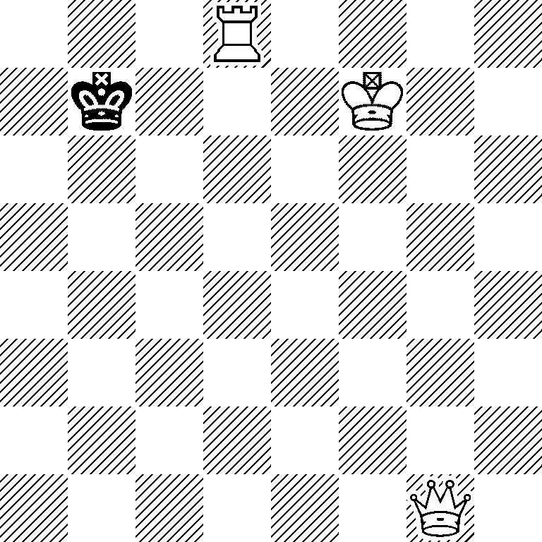 3R4/1k3K2/8/8/8/8/8/6Q1