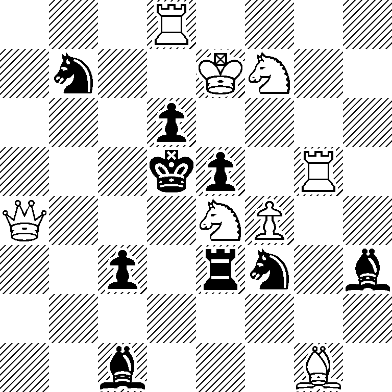 3R4/1n2KN2/3p4/3kp1R1/Q3NP2/2p1rn1b/8/2b3B1