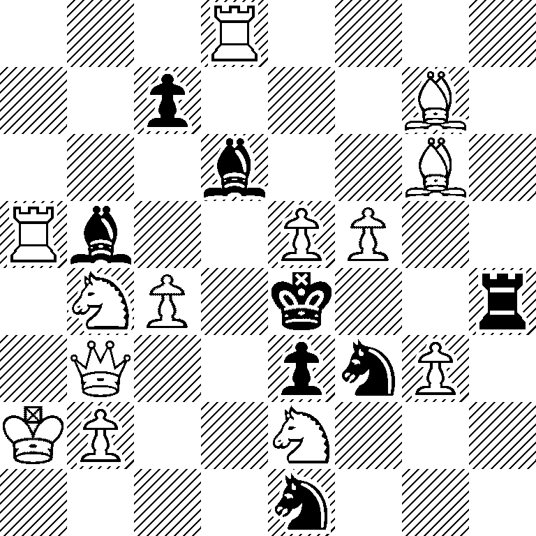 3R4/2p3B1/3b2B1/Rb2PP2/1NP1k2r/1Q2pnP1/KP2N3/4n3
