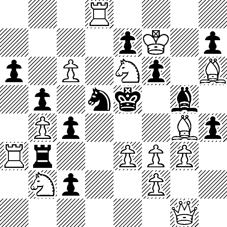 3R4/4pK1p/p1P1Np1B/1p1nk1b1/1Pp3Bp/Rr2PPP1/1Np2P2/6Q1