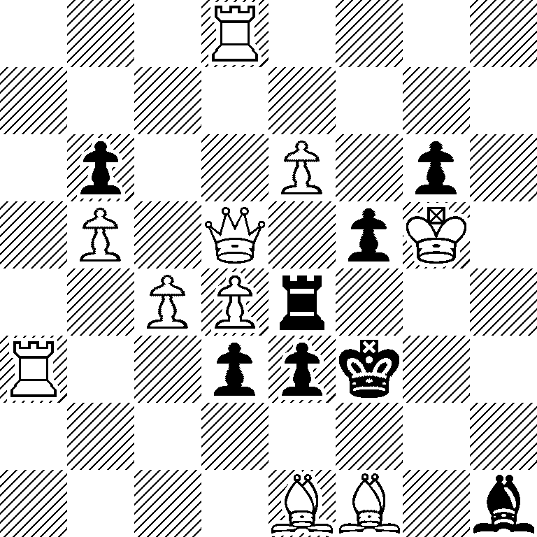 3R4/8/1p2P1p1/1P1Q1pK1/2PPr3/R2ppk2/8/4BB1b