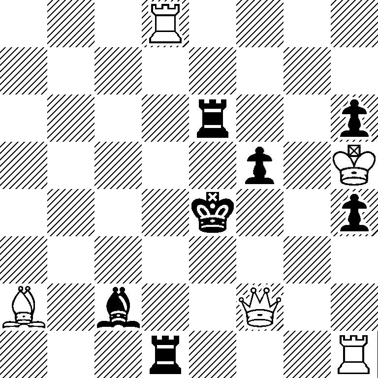 3R4/8/4r2p/5p1K/4k2p/8/B1b2Q2/3r3R