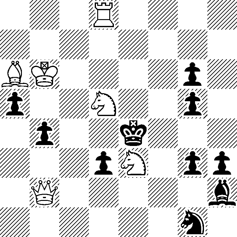 3R4/8/BK4p1/p2N2p1/1p2k3/3pN1pp/1Q5b/6n1