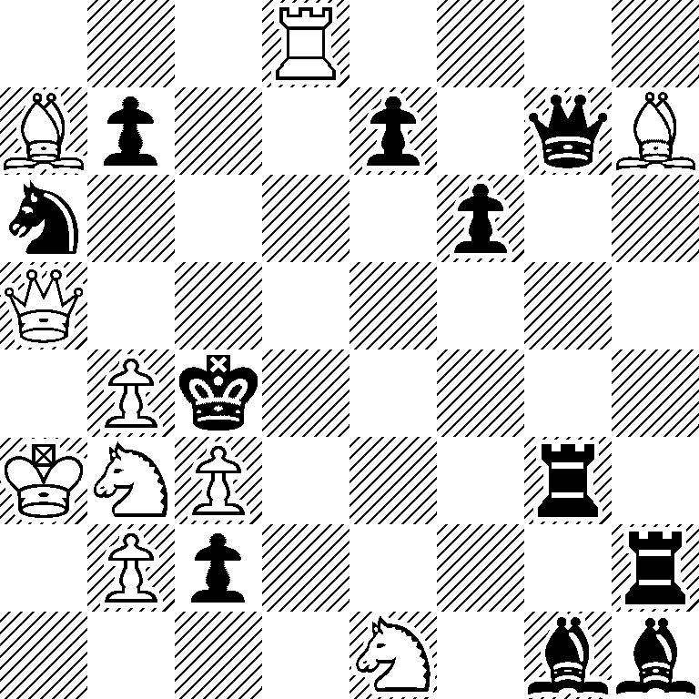 3R4/Bp2p1qB/n4p2/Q7/1Pk5/KNP3r1/1Pp4r/4N1bb