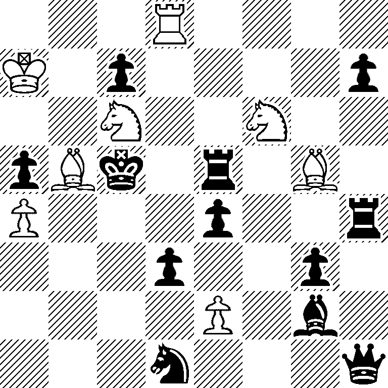 3R4/K1p4p/2N2N2/pBk1r1B1/P3p2r/3p2p1/4P1b1/3n3q